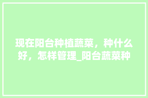 现在阳台种植蔬菜，种什么好，怎样管理_阳台蔬菜种植 小技巧视频 现在阳台种植蔬菜，种什么好，怎样管理_阳台蔬菜种植 小技巧视频 植物种类