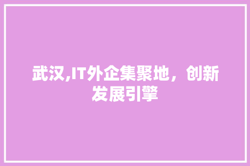武汉,IT外企集聚地，创新发展引擎 番茄种植技巧