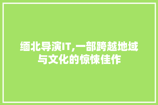 缅北导演IT,一部跨越地域与文化的惊悚佳作 番茄病虫害防治