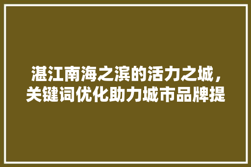 湛江南海之滨的活力之城，关键词优化助力城市品牌提升
