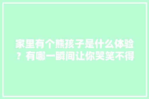 家里有个熊孩子是什么体验？有哪一瞬间让你哭笑不得「涂料桶种植番茄怎么种植」 家里有个熊孩子是什么体验？有哪一瞬间让你哭笑不得「涂料桶种植番茄怎么种植」 土壤施肥